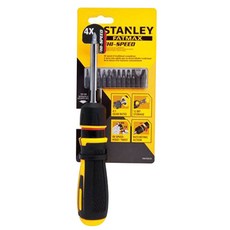 STANLEY TOOLS 棘輪螺絲起子+替換頭 13件組, 1個