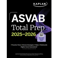 (英文圖書) ASVAB Total Prep 2025-2026 平裝版, Kaplan Publishing, 英文