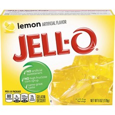 Jell-O 檸檬果凍, 1個, 170g