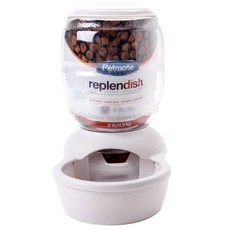 Petmate Replen Dish重力寵物餵食器 0.9kg, 1個, 白色