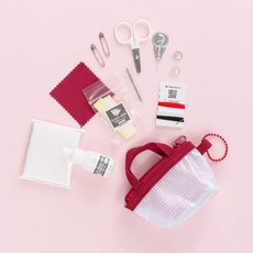 KAWAGUCHI 攜帶型針線袋 TSURETTE 針線包 日本河口牌 婚禮小物 現貨附發票, 紅