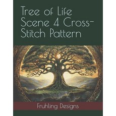 (英文圖書) Tree of Life Scene 4 Cross-Stitch Pattern 平裝版, Independently Published, 英文
