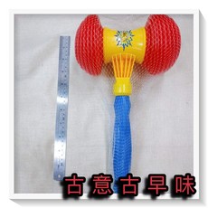 古意古早味 槌棒 (長43x22公分/款式顏色隨機) 懷舊童玩 槌子 棒棒槌 大槌棒 打有聲音 玩具, 詳見包裝