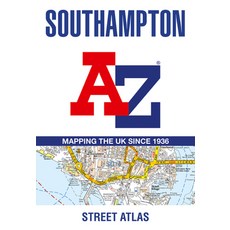 (英文圖書) Southampton A-Z Street Atlas 平裝版, Geographers' A-Z Map Compan..., 英文