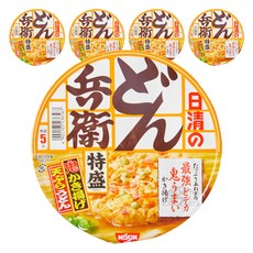 NISSIN 日清 咚兵衛特盛什錦天婦羅烏龍麵, 5個