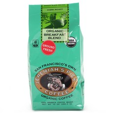 Jeremiah's Pick Coffee 早餐混合咖啡豆, 1個, 283.5克, 未研磨