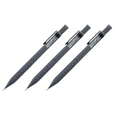 Pentel 飛龍文具 Smash自動鉛筆 深灰色, 3個, 0.3mm