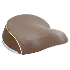 成人用舒適自行車坐墊, 1個, 棕色