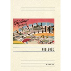 (英文圖書) Vintage Lined Notebook Greetings from Lavallette New Jersey 平裝版, Found Image Press, 英文