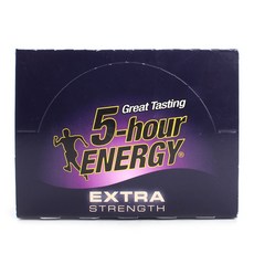 5-hour ENERGY Extra Strength能量飲, 葡萄, 12罐