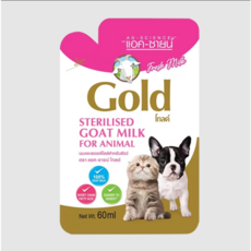 AG-SCIENCE 貓犬用新鮮滅菌羊奶 60毫升 寵物羊奶 全齡犬貓適用 隨身包, 60ml