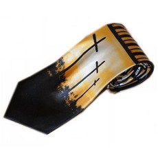 佳音書坊 基督耶穌十字架拉鏈領帶 時尚配件 教會詩班福音領結