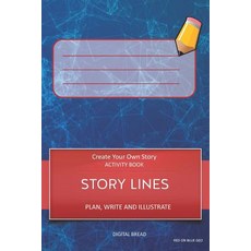 (英文圖書)Story Lines - Create Your Own Story Activity Book Plan Write and Illustrate: Un... 平裝版, Independently Published, 英文