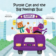 (英文圖書)Purple Cat and the Big Feelings Bus 平裝版, Independently Published, 英文