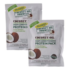 椰子油蛋白深層護理護髮膜, 2個, 60克