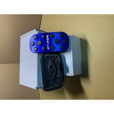 SAM'S CAR PARTS CH-R專用金屬油門&煞車踏板 鋁合金防滑免鑽孔, 亮光藍