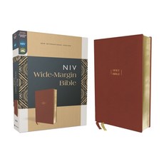 (英文圖書) Niv Wide Margin Bible Leathersoft Brown Red Letter Comfort Print Imitation Leather, Zondervan, 英文, 仿皮