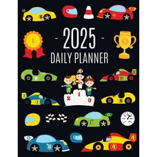 (英文圖書) Race Car Planner 2025: For All Your Weekly Appointments! 12 Months Daily Organi... 平裝版, Semsoli, 英文