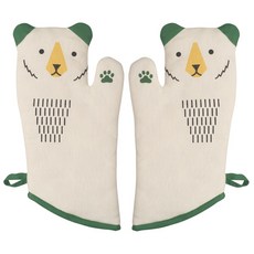 now DESIGNS 印花隔熱手套 34.9*18.4cm, 2件, 鮑里斯熊