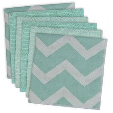 Design Imports Design Imports超細纖維人字紋洗碗布廚房抹布 2件組, 1個, 水族