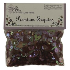 BuTTons GALORE&More 混合亮片裝飾品 20g, 1個, 火