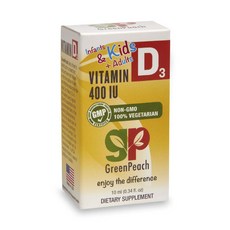 青桃兒童維生素D3 400IU, 1個, 10ml