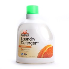 SUN & EARTH 2x 濃縮洗衣液輕柑橘, 1個, 2.96L