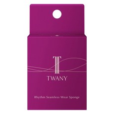 TWANY Rhythm Seamless Wear粉撲, 1個