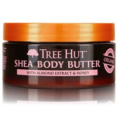 TREE HUT 樹上小屋 24小時保濕乳木果油, 杏仁和蜂蜜, 1入, 198克
