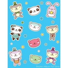 (英文圖書)Sticker Album For Girls: 100 Plus Pages For PERMANENT Sticker Collection Activi... 平裝版, Createspace Independent Pub..., 英文