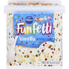 Pillsbury 5彩糖粒香草糖霜, 442克, 1個