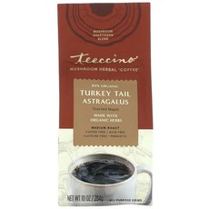 Teeccino 蘑菇草本咖啡 雲菇 黃耆, 284g, 研磨咖啡