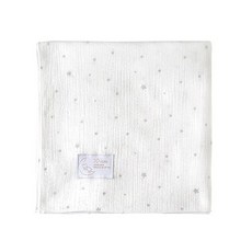 Hoppetta 銀河星彩 多功能紗布巾 - 白/灰