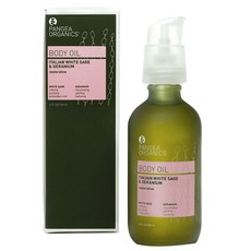 Pangea Organics 潤膚油, 意大利白鼠尾草和天竺葵, 1入, 120ml