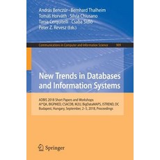 (英文圖書) New Trends in Databases and Information Systems: Adbis 2018 Short Papers and Workshops Ai*qa... 平裝版, Springer, 英文