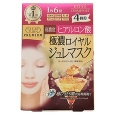 KOSE 高絲 蜂王漿高濃度玻尿酸果凍保濕面膜, 1個, 4件