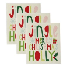 設計進口瑞典洗碗布廚房十字架, 3入, Jingle