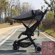 BO雜貨 U型視窗嬰兒推車防雨罩 EVA環保材質 防水拉鍊 通用款, 透明