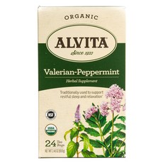 ALVITA 纈草薄荷茶茶包, 24件, 2.9克