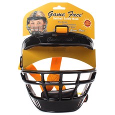markwort Gameface壘球安全面罩, 黑配淺金, 1個