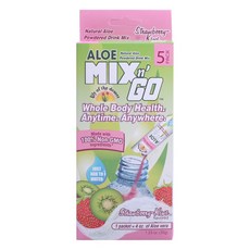 Lily of the desert 蘆薈 Mix & Go 混合草莓奇異果粉飲料 5 包, 567克, 1個