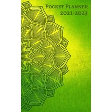 (英文圖書) Pocket Planner 2021-2023: Three Year Monthly Calendar Planner January 2021 Up to December 202... 平裝版, Independently Published, 英文