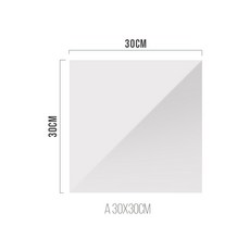 無框玻璃組合鏡, 單片售_A.30*30cm