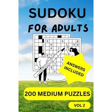 (英文圖書) Sudoku for Adults: Medium Vol 2 平裝版, Independently Published, 英文