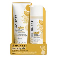 HONEST 誠實 Fresh Fly Duo 清爽臉部身體乳 250 毫升 + 洗髮精沐浴露 295 毫升柑橘香草, 1個