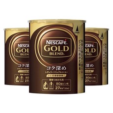NESCAFE 雀巢咖啡 黃金配方即溶咖啡補充包, 55g, 3個, 1入