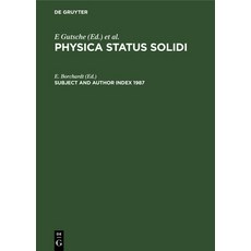 (英文圖書) Subject and Author Index 1987 精裝版, de Gruyter, 英文