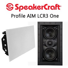 SpeakerCraft Profile AIM LCR3 One 美國方形崁頂/嵌入式喇叭 (無邊框網罩設計)