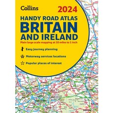 (英文圖書) 2024 Collins Handy Road Atlas Britain and Ireland: A5 Spiral Spiral, 英文, 螺旋裝