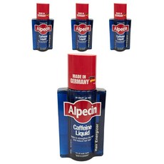 Alpecin 咖啡因頭髮液, 4個, 200ml